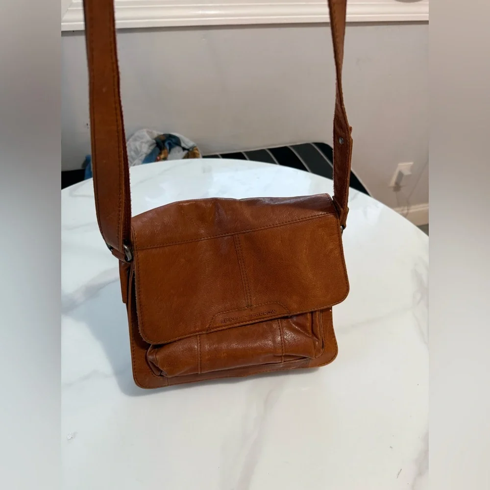 Spekes & Sparrow brown Leather Crossbody Bag